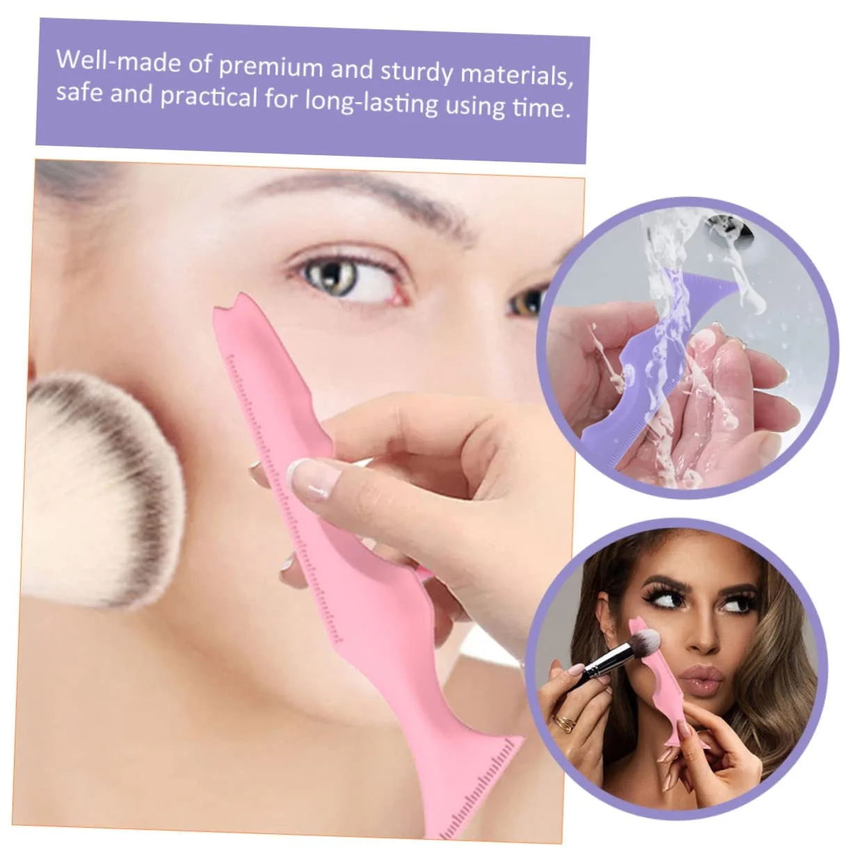 Набір силіконових інструментів minkissy для макіяжу очей, фото №4