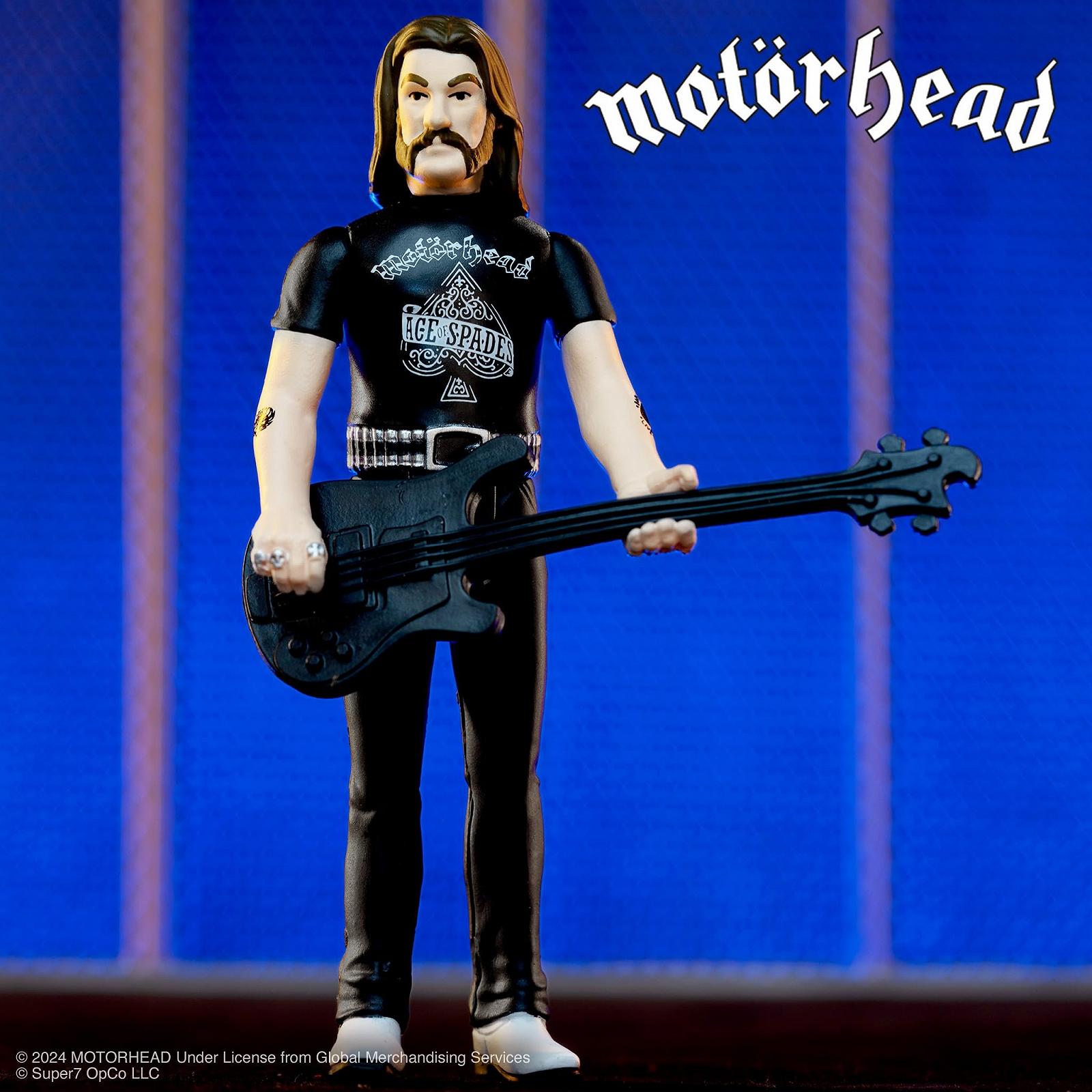 Фігурка Super7 Motorhead Lemmy (Ace of Spades) Reaction 9,5 см з аксесуарами, фото №4