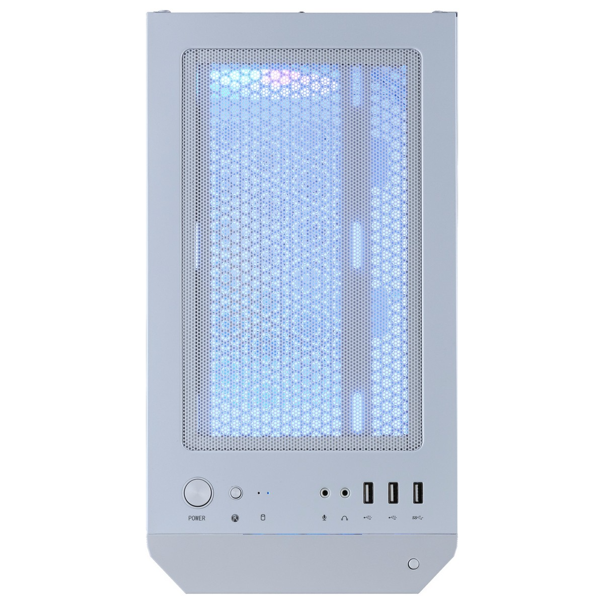 Корпус MSI MAG Forge M100R / без БЖ / Mini Tower / Micro-ATX / 4x120mm ARGB Fans / Tempered Glass / Білий, фото №9