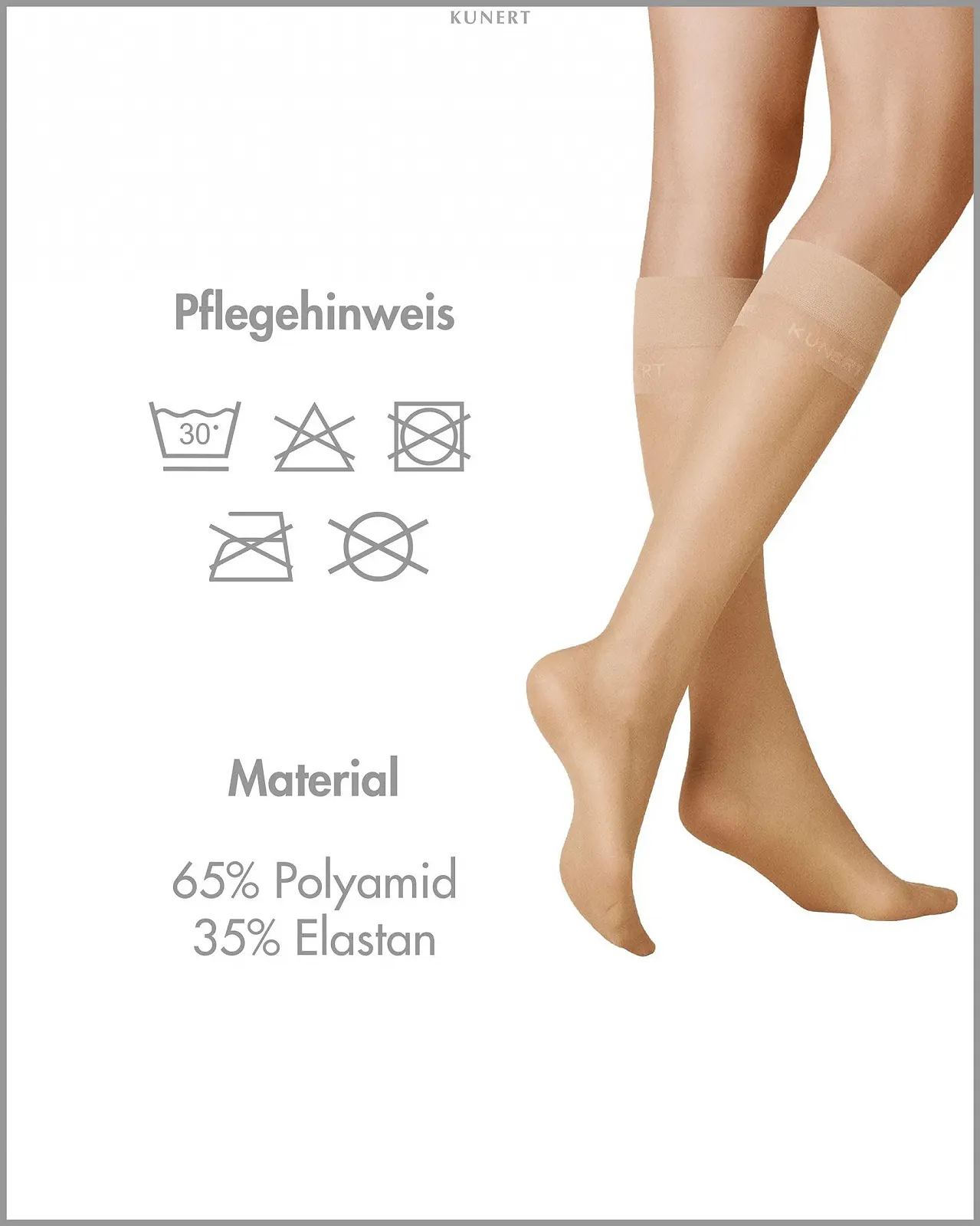 Гольфы KUNERT Mystique 20 Женские Прозрачные 20 Denier, фото №3