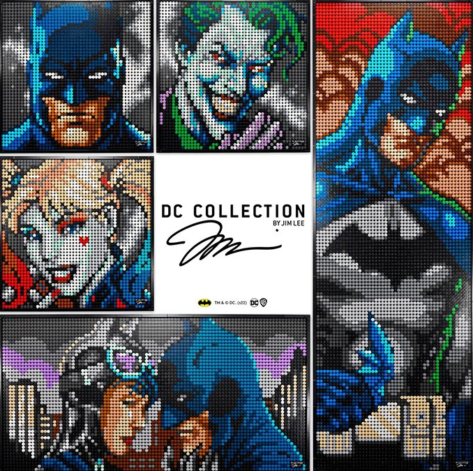 Конструктор Лего LEGO ART Колекція Джим Лі Бетмен (31205), фото №3