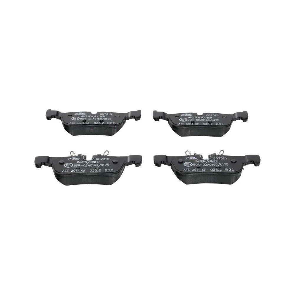 Комплект гальмівних колодок, дискове гальмо ATE 13.0460-7315.2 для BMW, задня вісь, фото №1 Комплект гальмівних колодок, дискове гальмо ATE 13.0460-7315.2 для BMW, задня вісь, фото №1