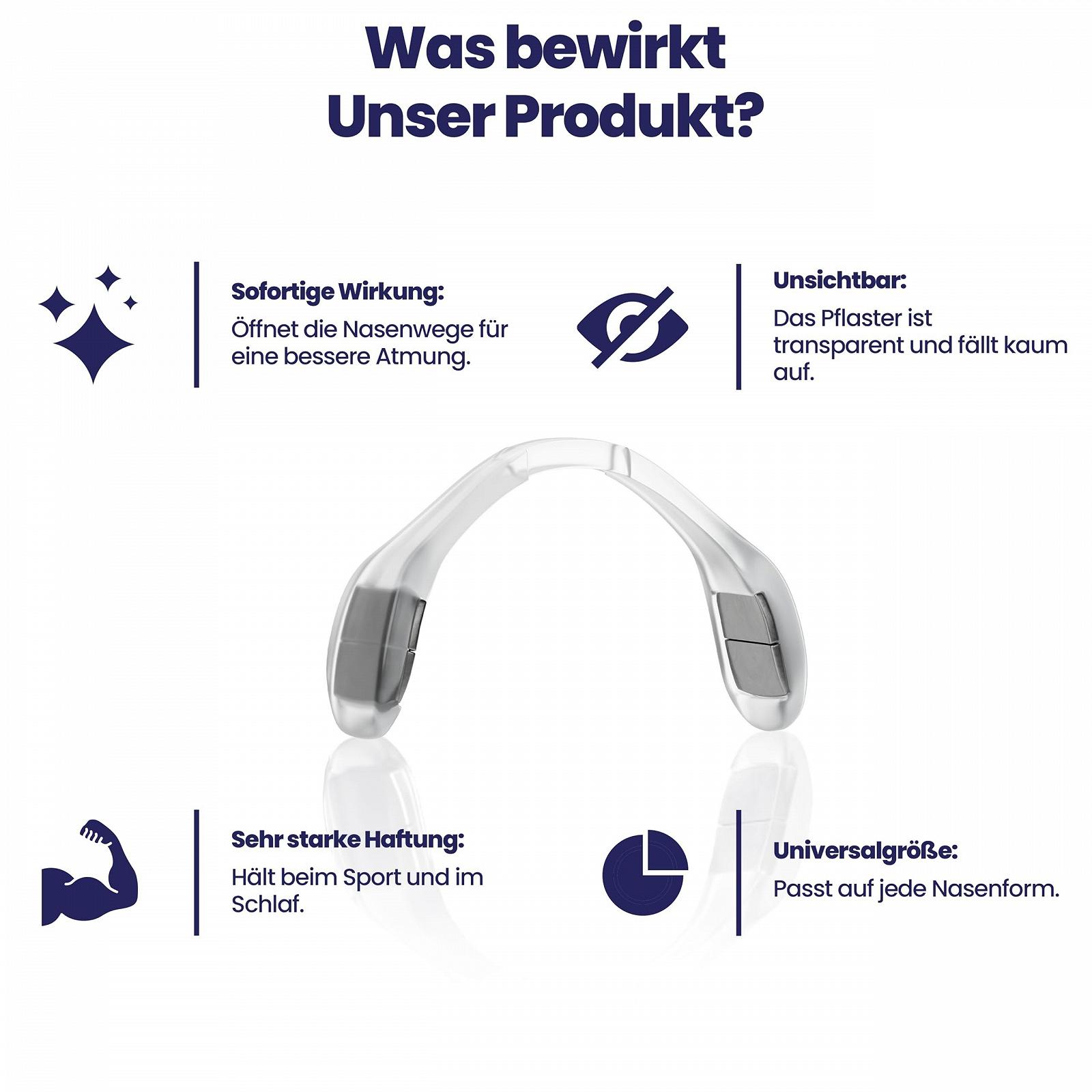 Магнітні назальні пластирі Прозорі SUBLEXA 30 днів використання, фото №3
