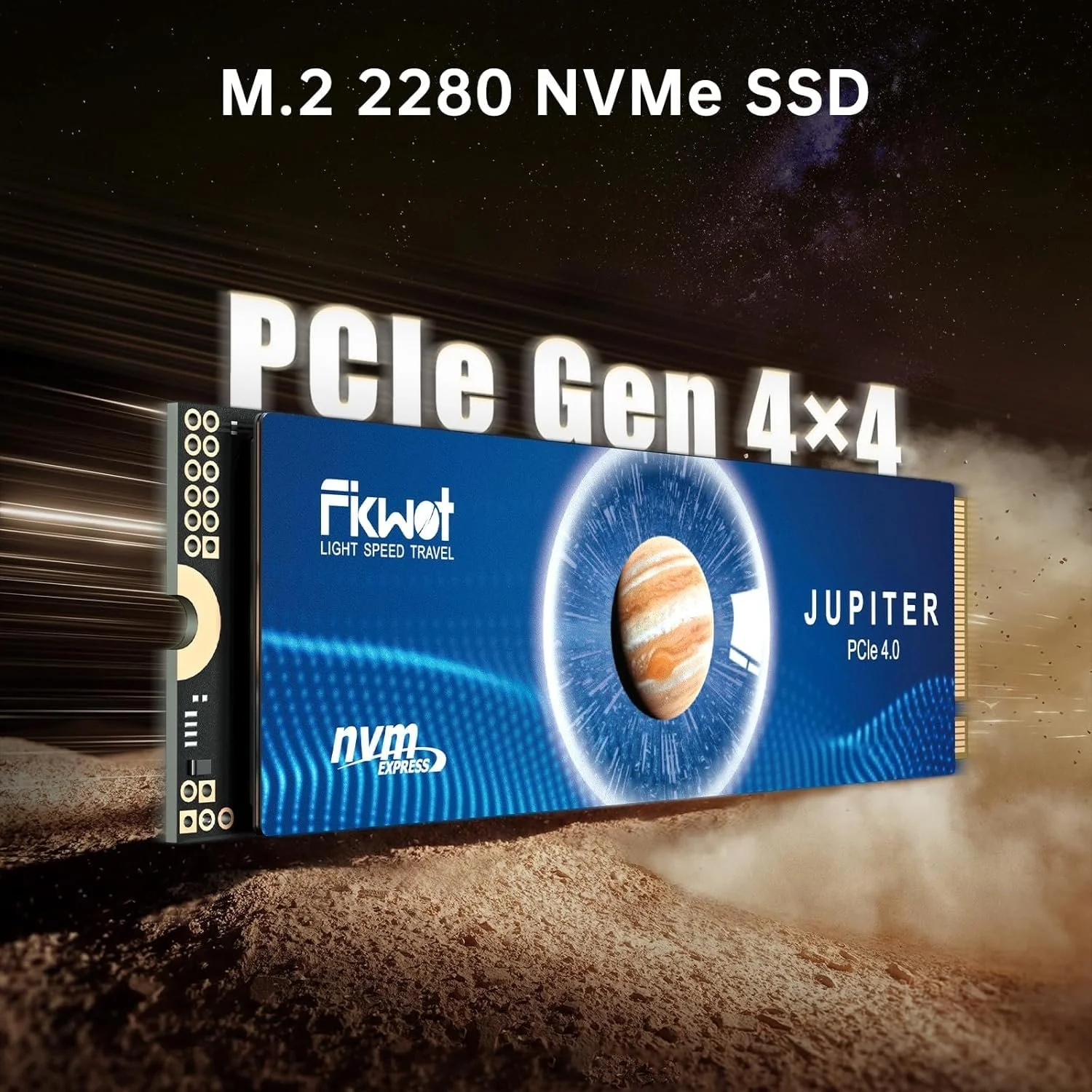 SSD-накопичувач Fikwot FX991 M.2 4TB NVMe PCIe Gen4 7300МБ/с, фото №3 SSD-накопичувач Fikwot FX991 M.2 4TB NVMe PCIe Gen4 7300МБ/с, фото №3