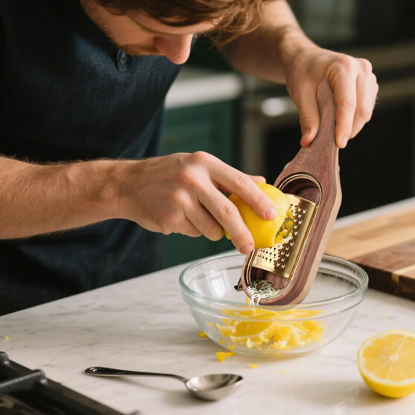 Терка с ручкой и контейнером для сыра, картофеля, шоколада., фото №2