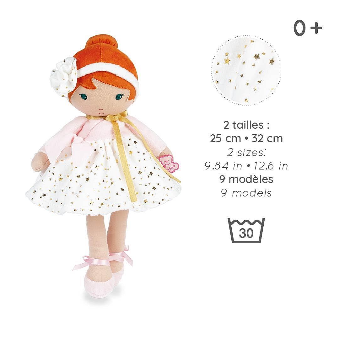 Мягкая кукла KALOO Tendresse Валентина Моя Первая Плюшевая Кукла Средняя 25 см, фото №2