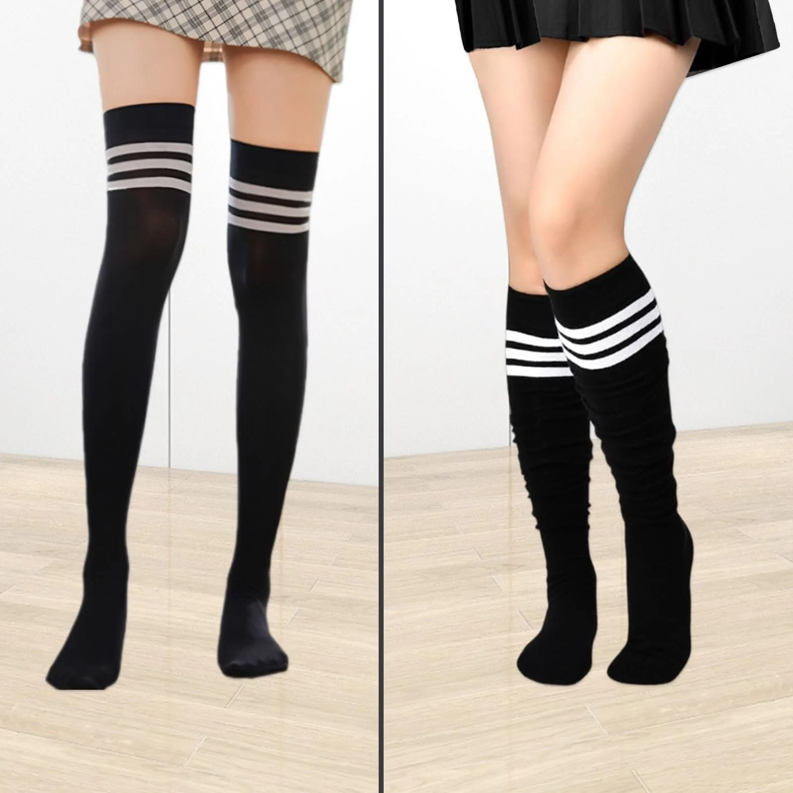 4 пари панчіх вище коліна, фото №4