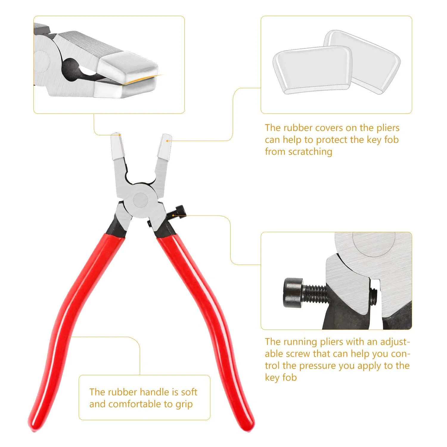 Набор фурнитуры для брелоков MaxAwe 50 шт., Фурнитура для брелоков 2,5 см с кольцом для ключей и плоскогубцами, Инструмент для брелоков, Ткань, Фурнитура для DIY, фото №8 Набор фурнитуры для брелоков MaxAwe 50 шт., Фурнитура для брелоков 2,5 см с кольцом для ключей и плоскогубцами, Инструмент для брелоков, Ткань, Фурнитура для DIY, фото №8