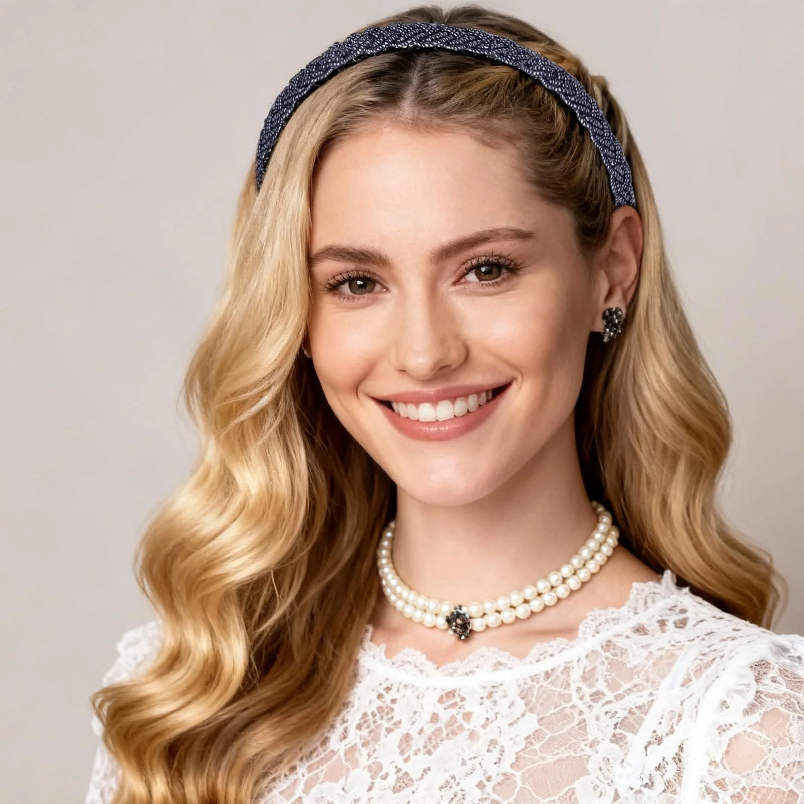 Набір з 3 обручів на голову з блискучими стразами, фото №7