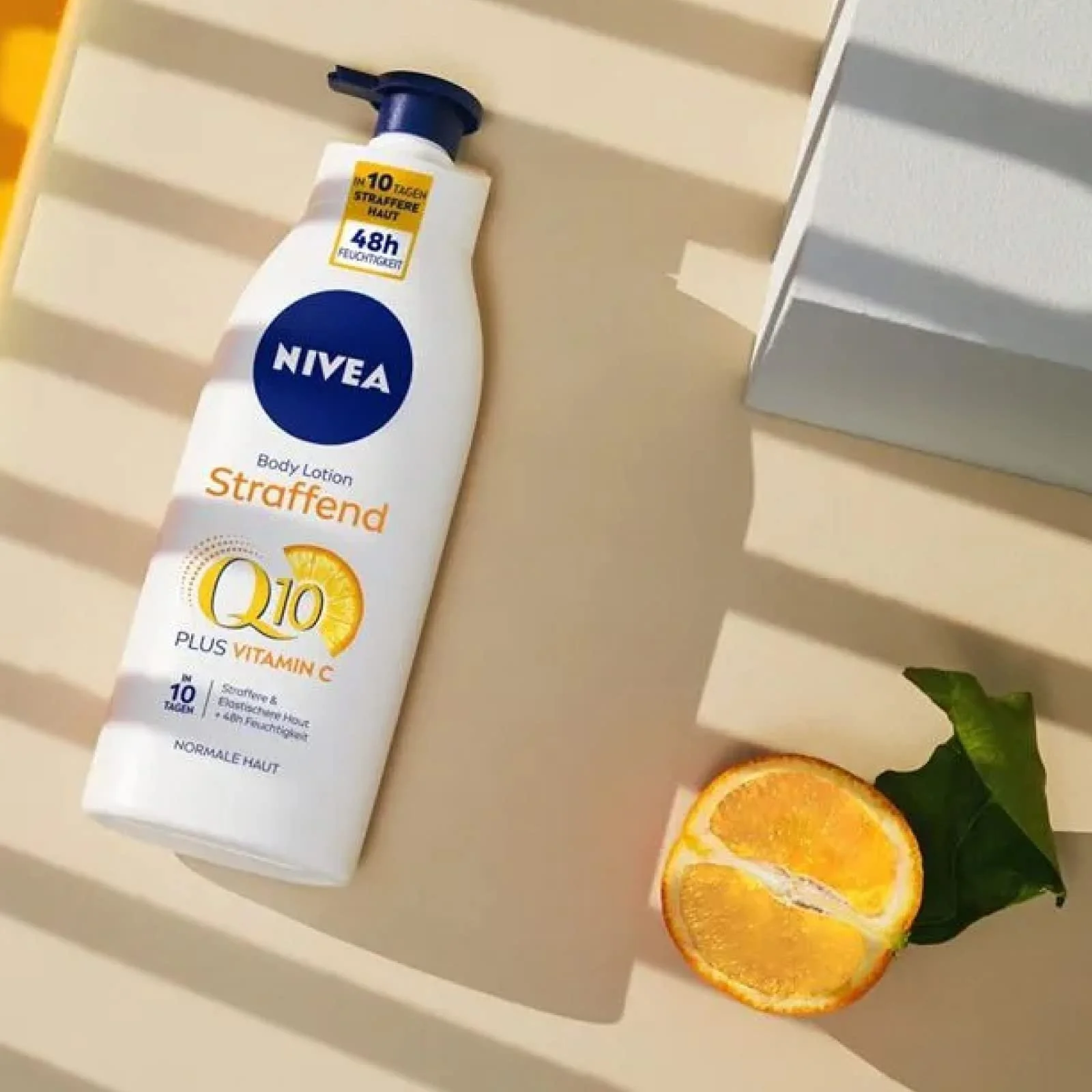 Молочко для тіла Nivea Q10 Зволожувальне Вітамін C Зміцнюючий ефект, Еластичність, Живлення, Антиоксидант, 48 годин, фото №4