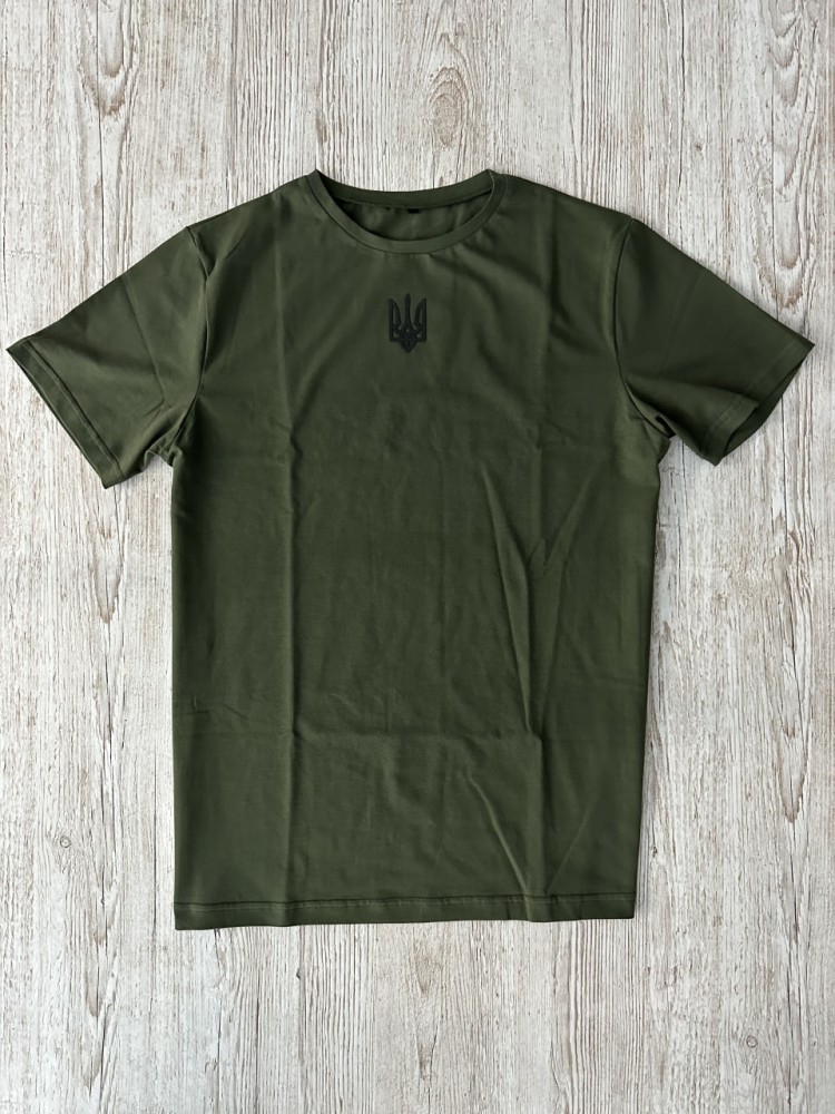 Футболка хакі Герб, фото №4