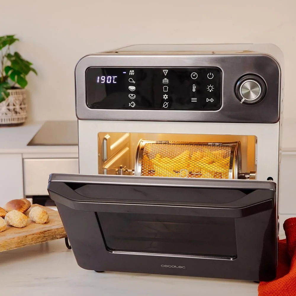 Печь-мультипечь Cecotec Bake&Fry 1500 Touch 15 л 1700 Вт из нержавеющей стали, фото №4 Печь-мультипечь Cecotec Bake&Fry 1500 Touch 15 л 1700 Вт из нержавеющей стали, фото №4