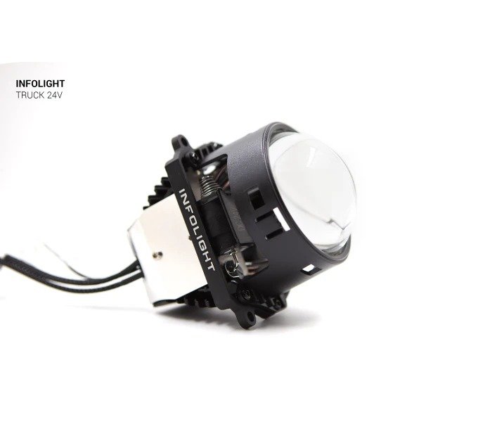 Світлодіодні лінзи Bi-LED Infolight Truck Lense 24V, фото №3