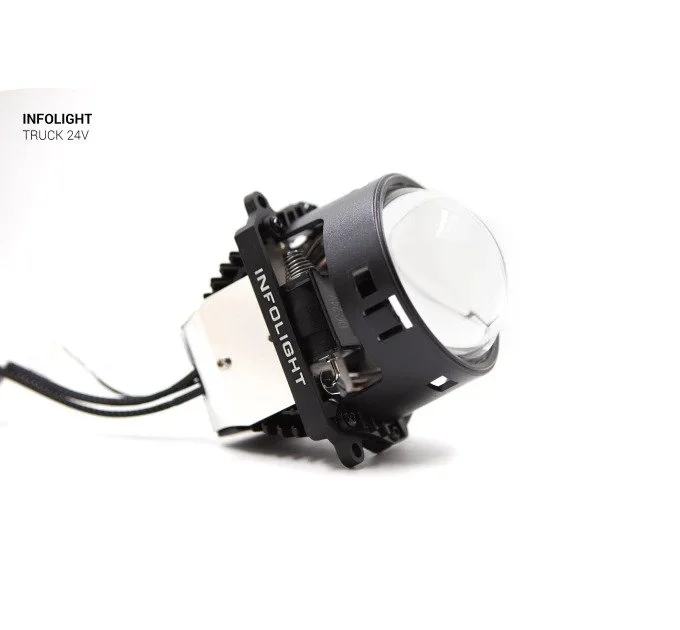 Світлодіодні лінзи Bi-LED Infolight Truck Lense 24V, фото №3