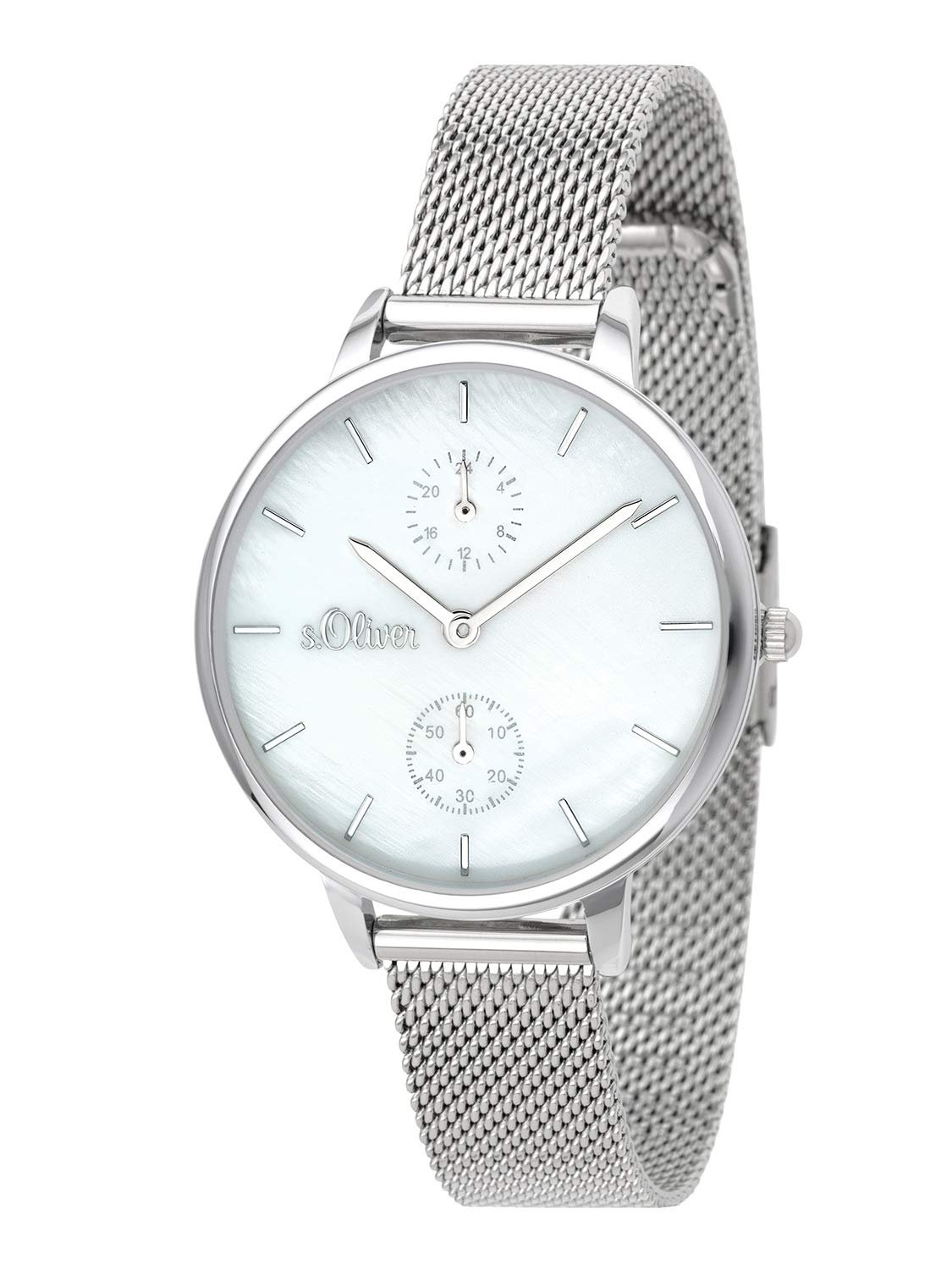 Часы s.Oliver Time Женские Кварцевые 1781945 с многофункциональным циферблатом Ремешок из нержавеющей стали, фото №2