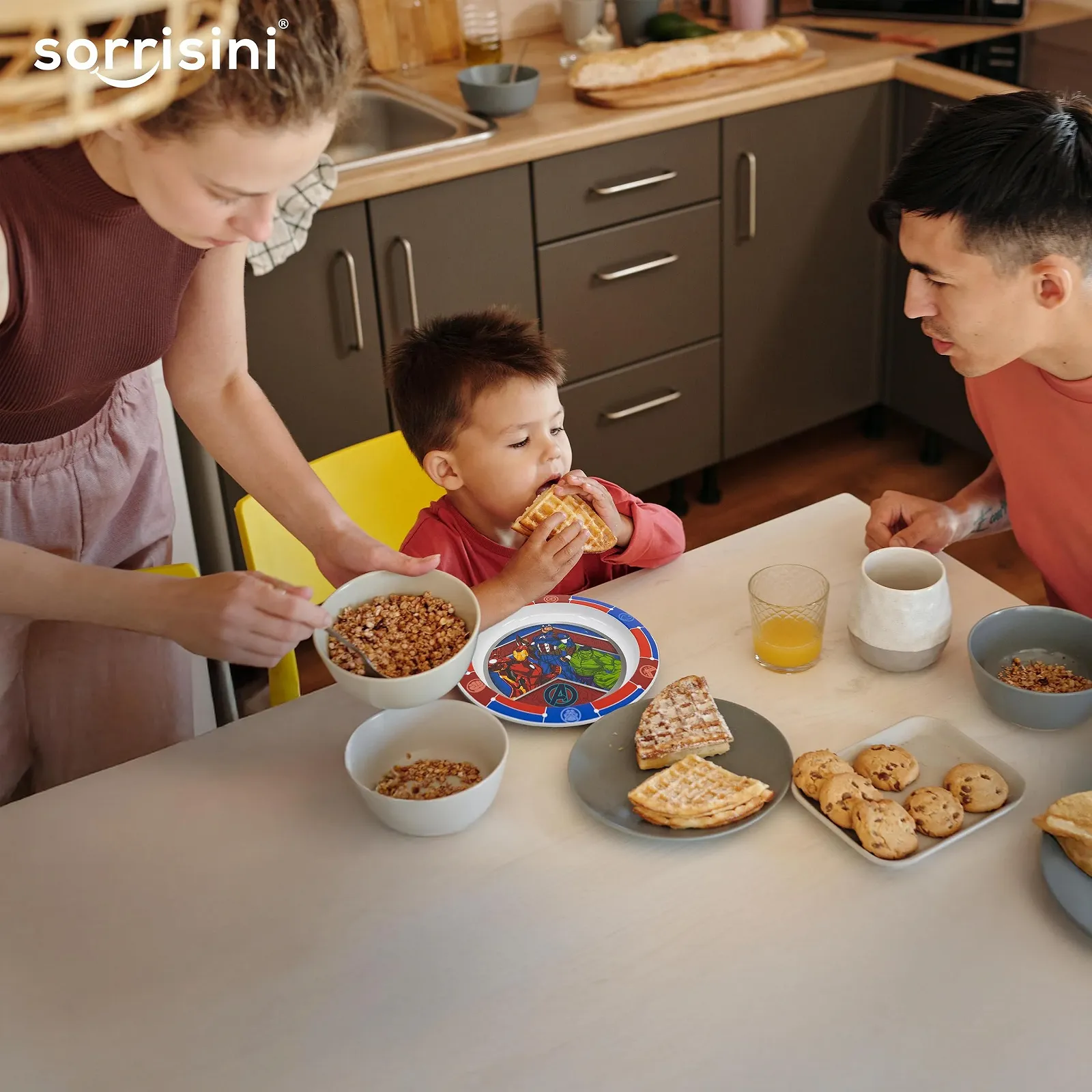 Набор детской посуды Hulk Sorrisini, фото №3 Набор детской посуды Hulk Sorrisini, фото №3