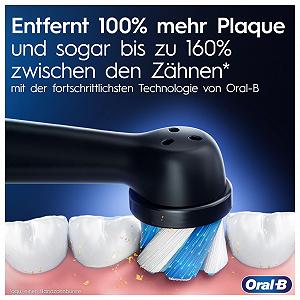 Зубная щетка электрическая Oral-B iO Series 5 Plus Edition, Twin Pack, 2 сменные насадки, 5 режимов чистки, чехол, черно-белая synthetic.ua - Фото 1
