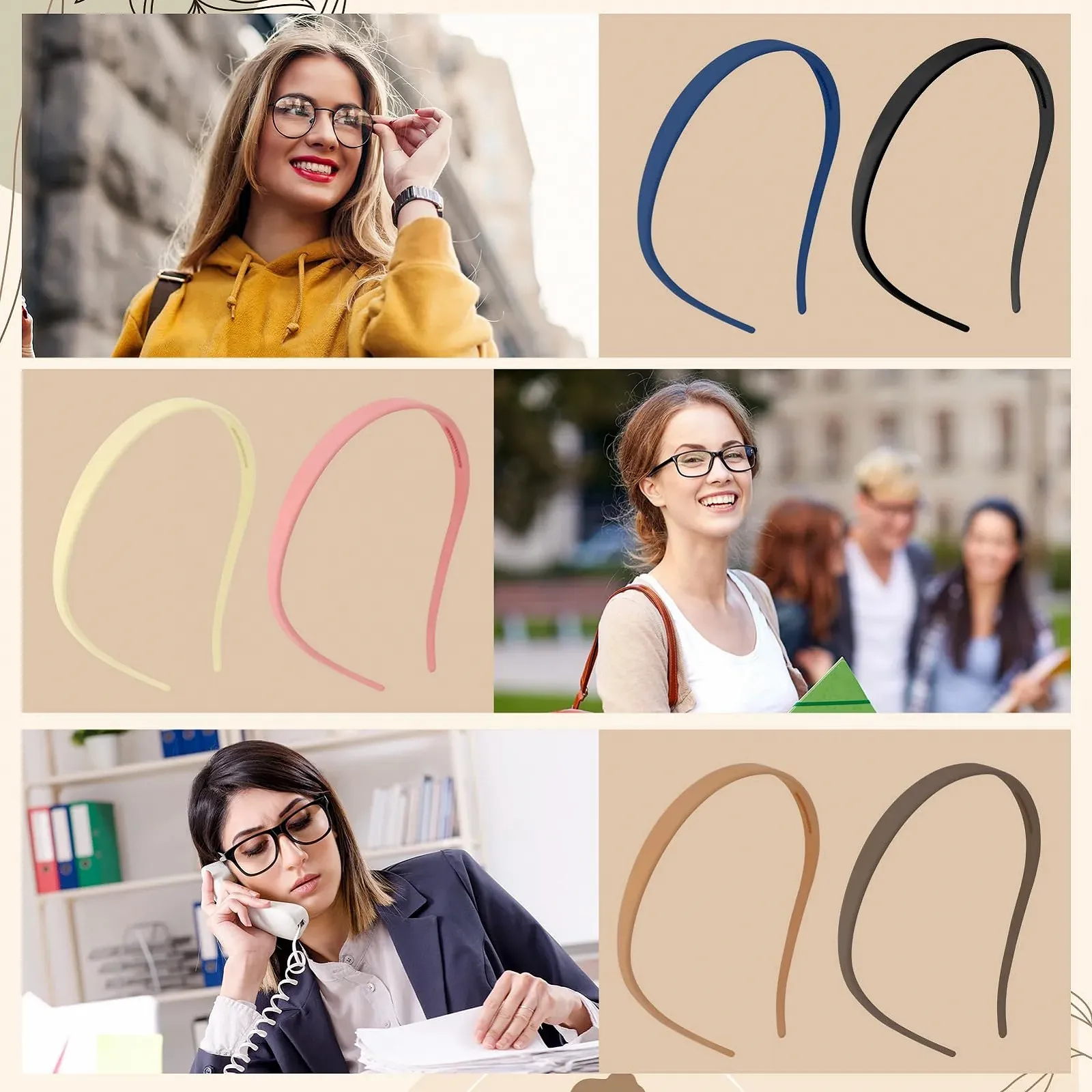 Набір обручів зигзаг 6 шт., фото №6