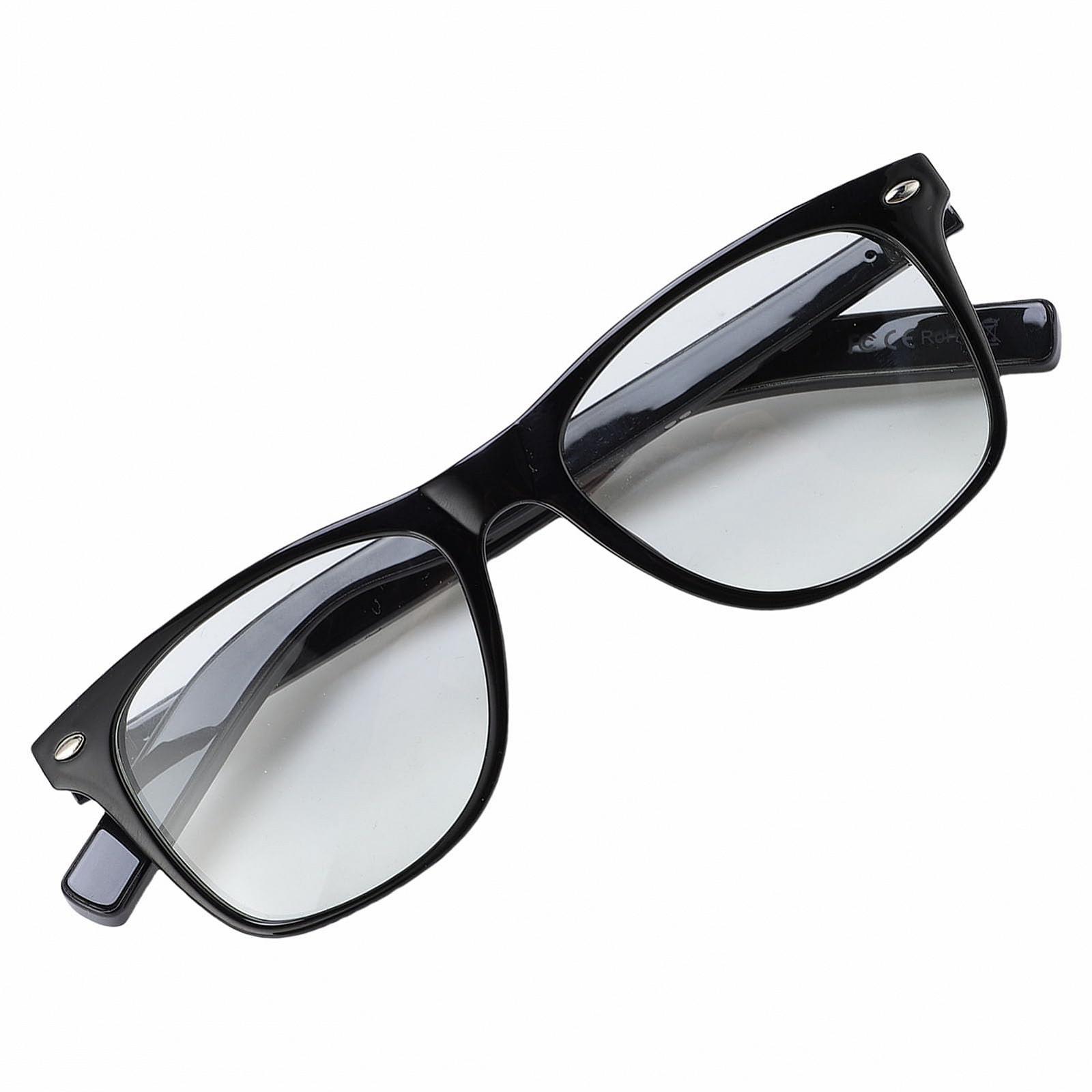 Розумні окуляри-перекладач, вбудовані мікрофон і динаміки, чорна оправа #12, фото №6 Розумні окуляри-перекладач, вбудовані мікрофон і динаміки, чорна оправа #12, фото №6