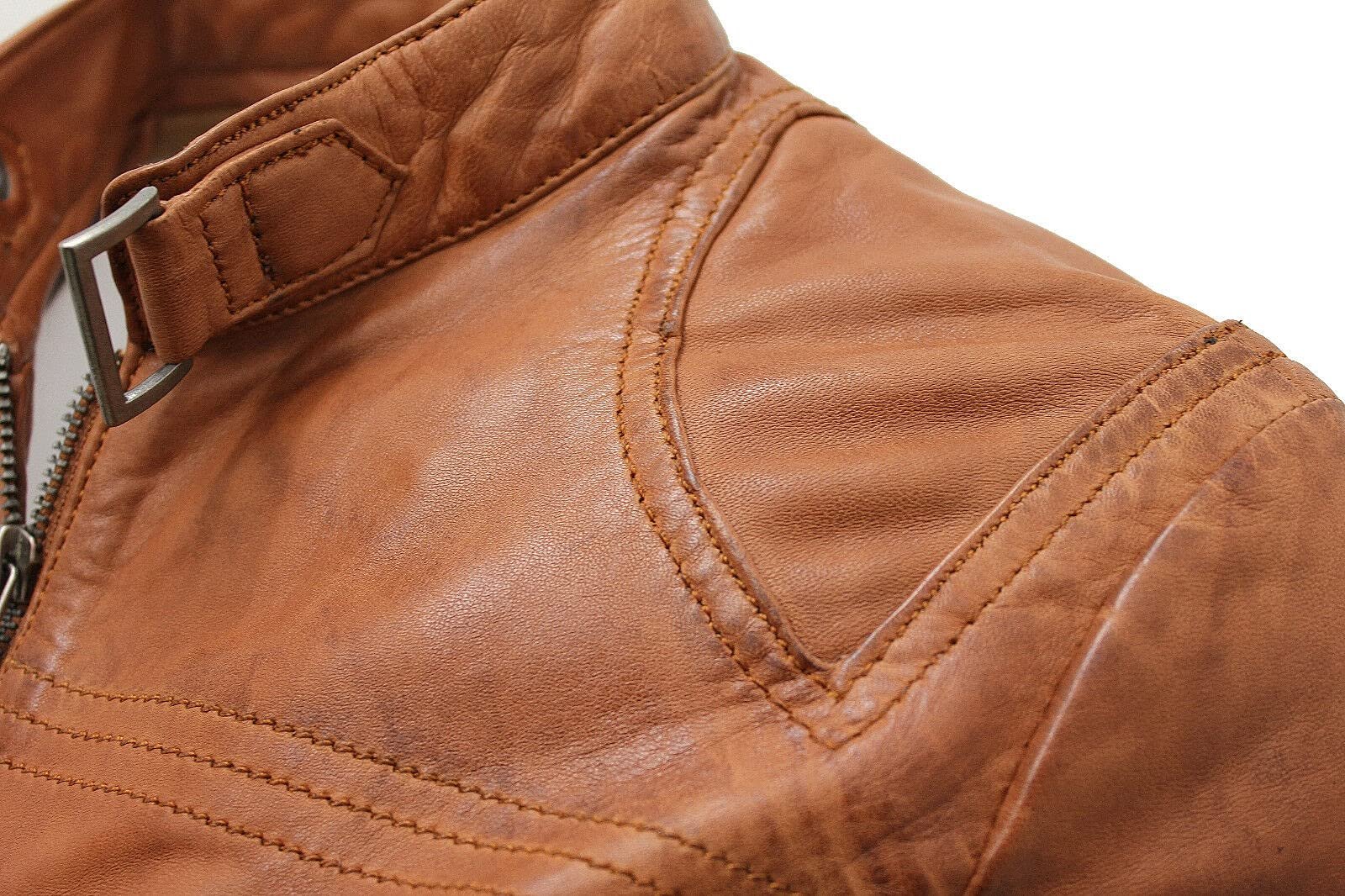 Куртка Infinity Leather Женская 100% Натуральная Кожа Slim Fit Классический Воротник, фото №5