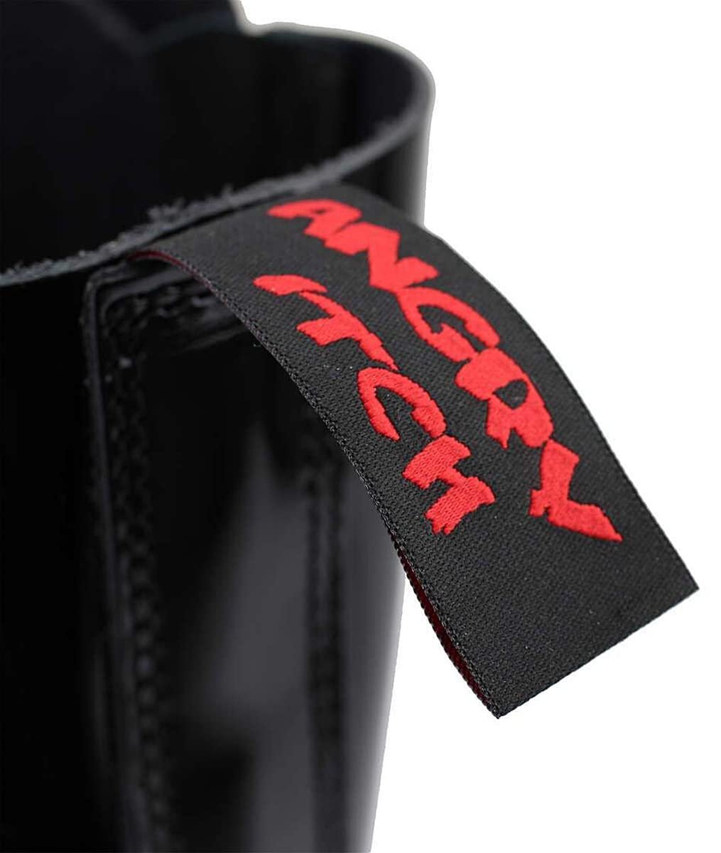 Черевики ANGRY ITCH Gothic Punk Army Ranger 20-Hole Шкіряні зі сталевим носком, фото №8