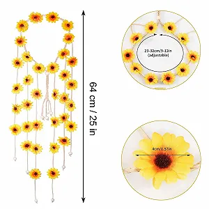 Вінок Соняшник, Регульовані Аксесуари для Волосся synthetic.ua - Фото 1
