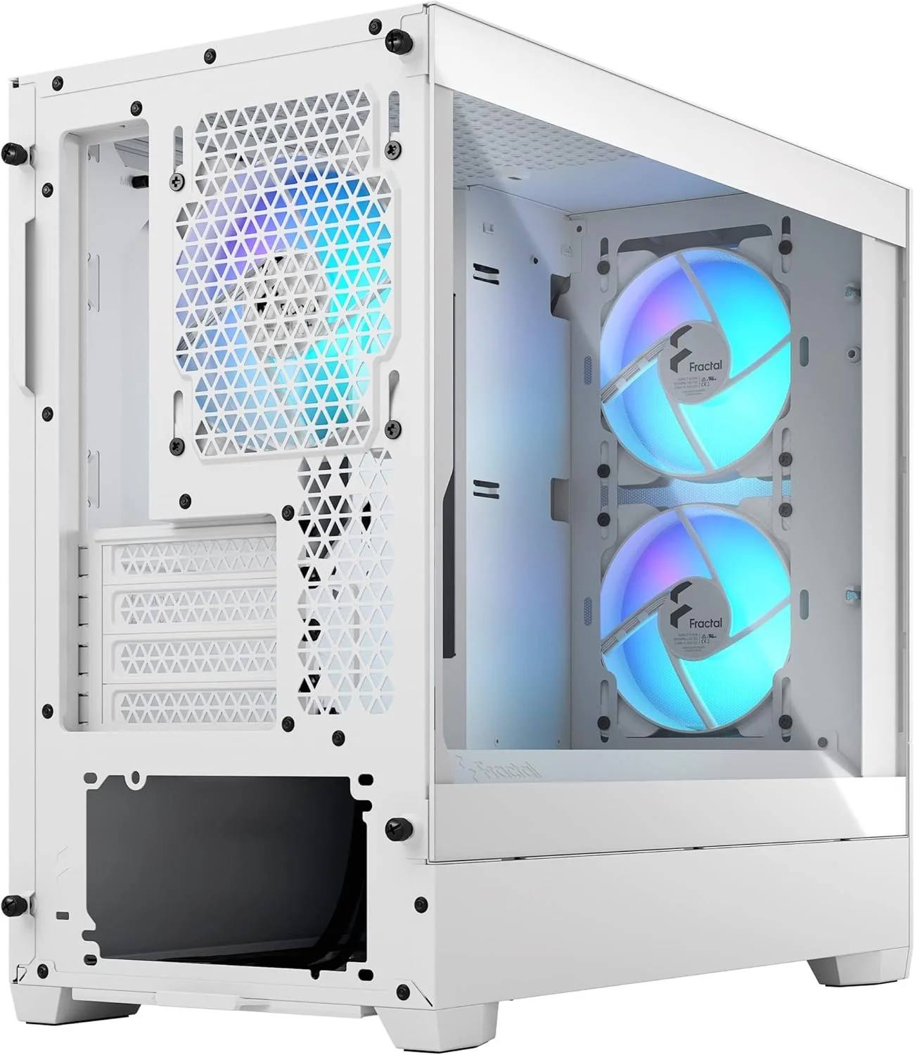 Корпус для ПК Fractal Design Pop Mini Air RGB / Сітчаста панель / Без БЖ / Білий, фото №7
