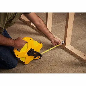 Рулетка Stanley Power Winder Fibreglass 2-34-777 (100 м длина, 13 мм ширина, эргономичная, класс точности III) synthetic.ua - Фото 1