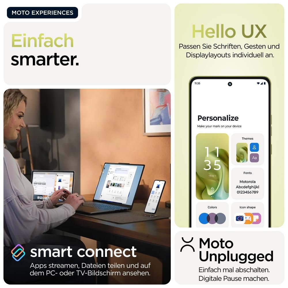 Смартфон Motorola Moto g86 5G 8/256GB 6,67" 50 Мп 5100 мАч Android 15 Pantone Golden Cypress, фото №7