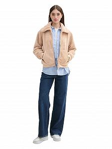 Куртка Teddy Basic TOM TAILOR Denim женская synthetic.ua - Фото 1
