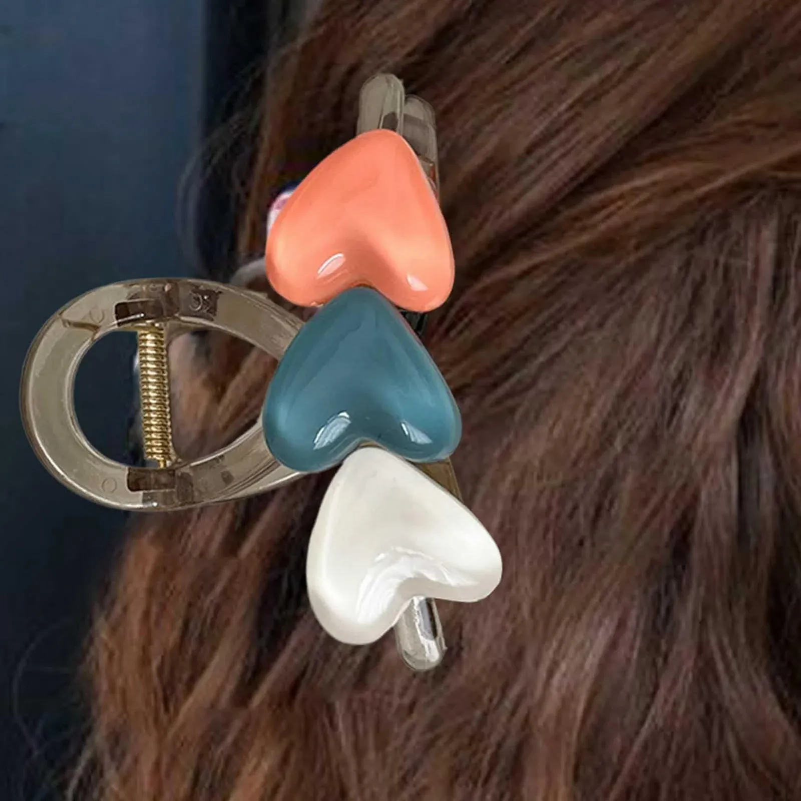 Заколка для волос Клипсы для женщин - Клипсы в форме сердца - Аксессуары для волос Клипсы для событий, фото №9