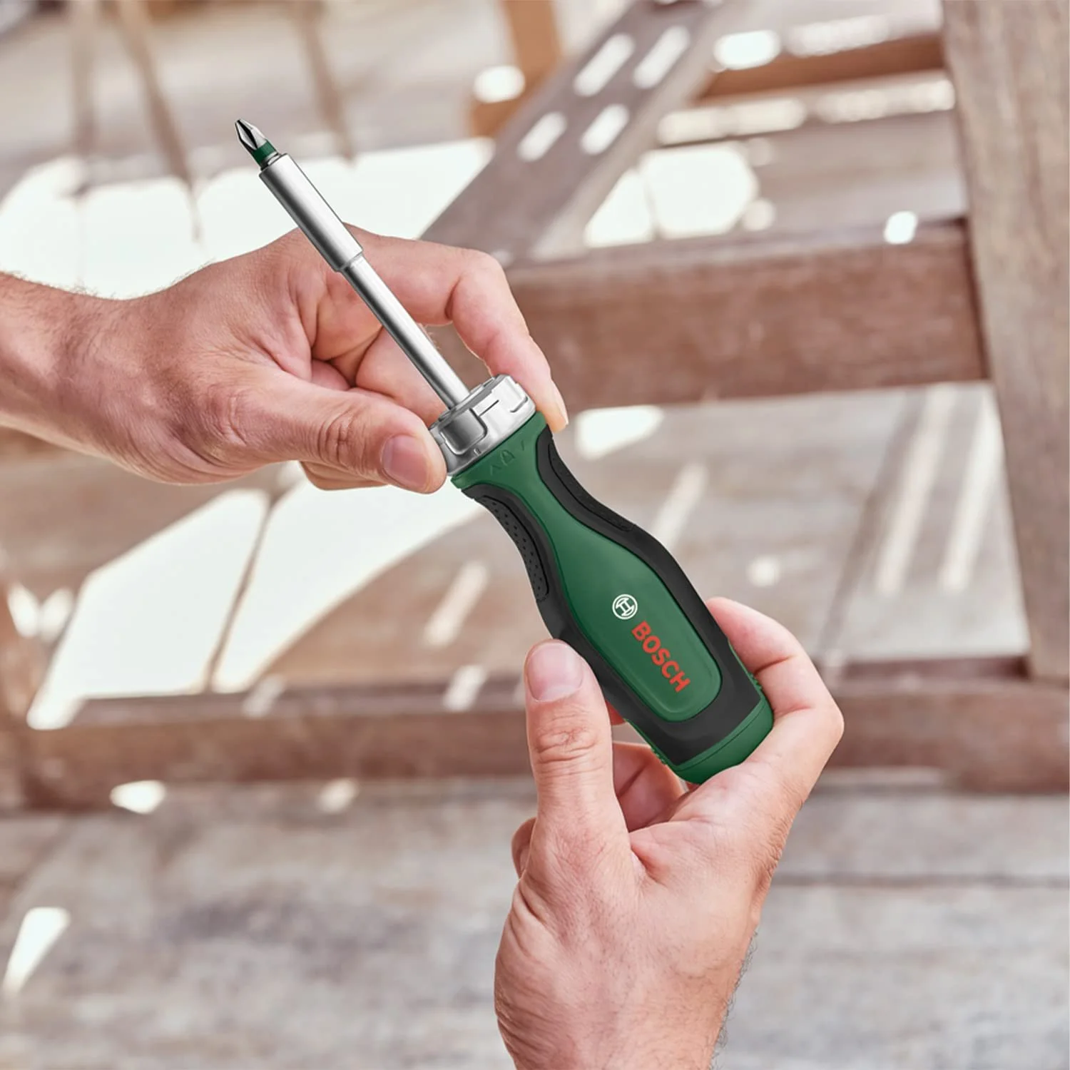 Реверсивна викрутка Bosch 12 шт. Магнітна, фото №4