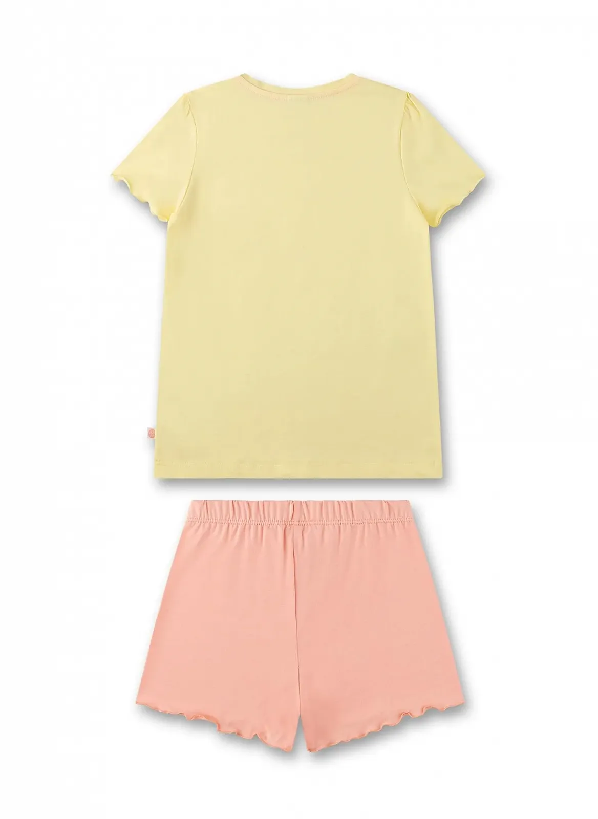 Піжама Sanetta для дівчат Коротка Жовта, фото №2 Піжама Sanetta для дівчат Коротка Жовта, фото №2