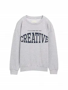 Свитшот Oversize TOM TAILOR для девочек / детей с принтом - Фото 1