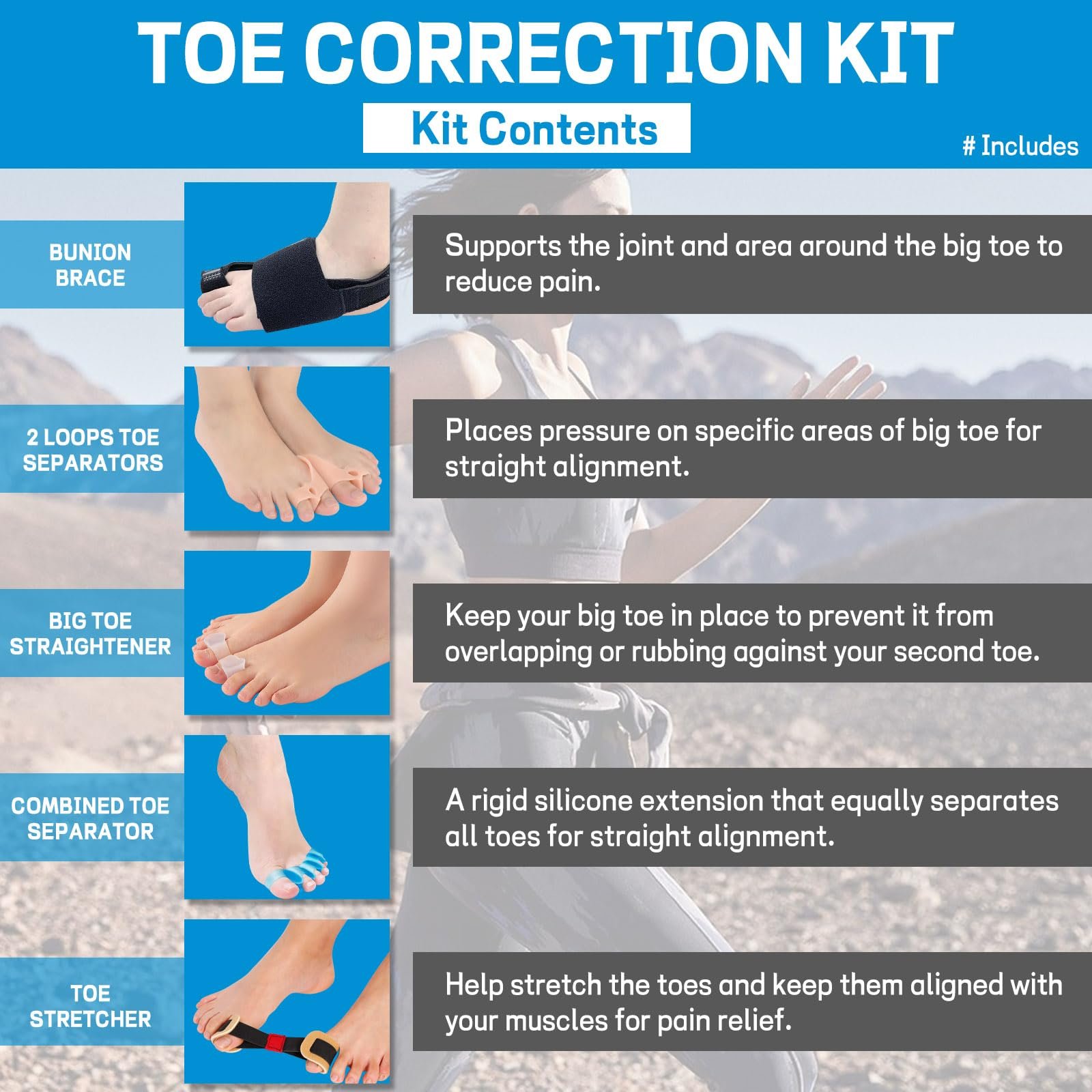 Набір для корекції Hallux Valgus, фото №5