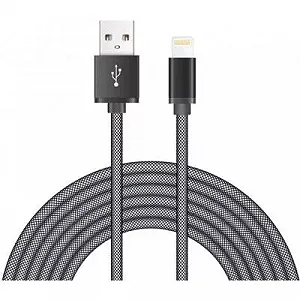 Дата кабель USB 2.0 AM to Lightning 1.0m black XoKo (SC-120i-1-BK) - Фото 1
