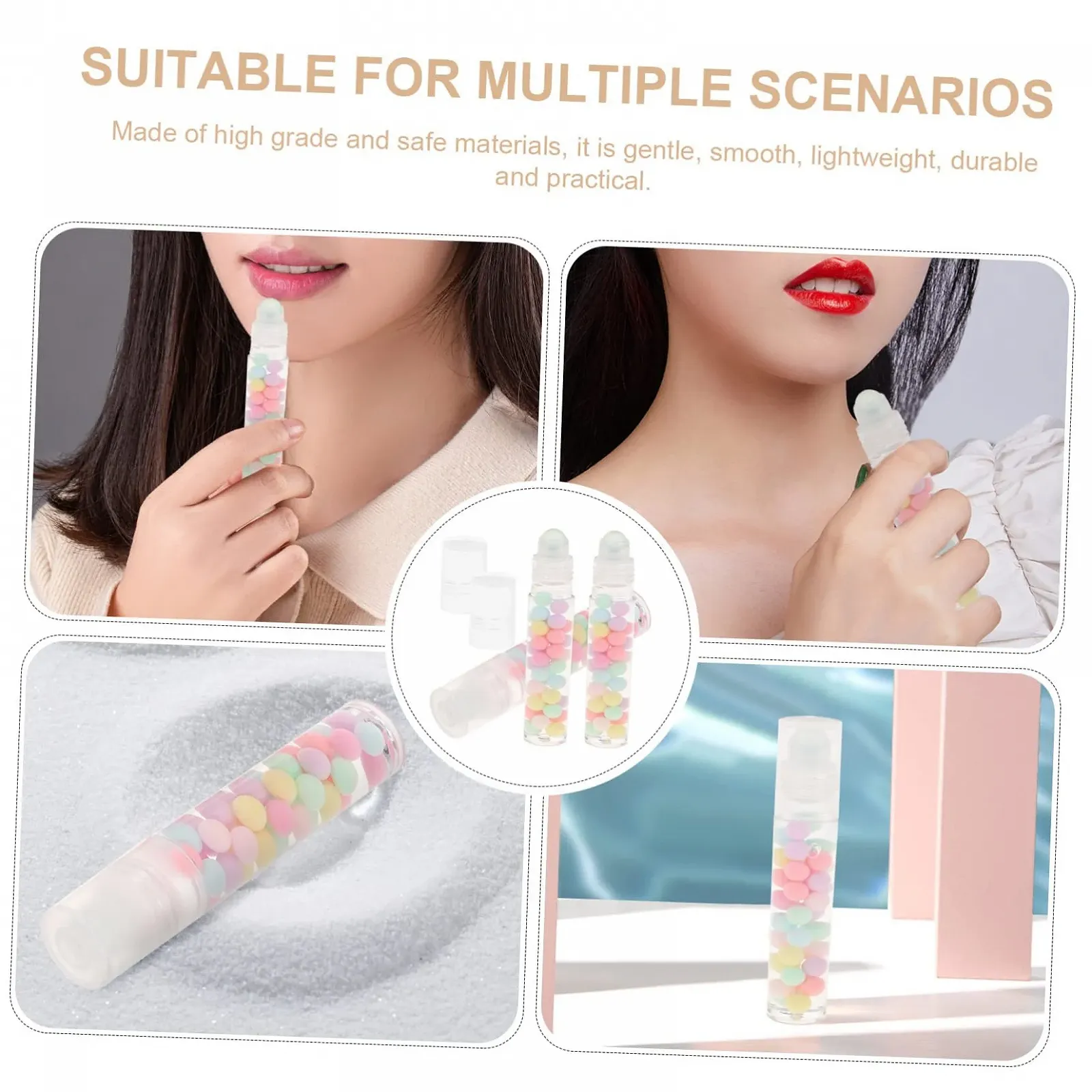 Блиск для губ Healeved Кульковий, набір 6 штук, прозорий, фото №6