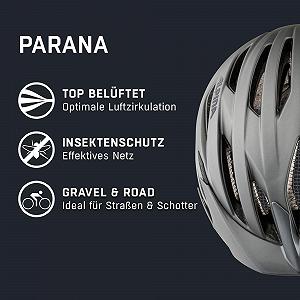 Шлем велосипедный Touring ALPINA Parana Легкий, индивидуально регулируемый с сеткой от насекомых для взрослых synthetic.ua - Фото 1