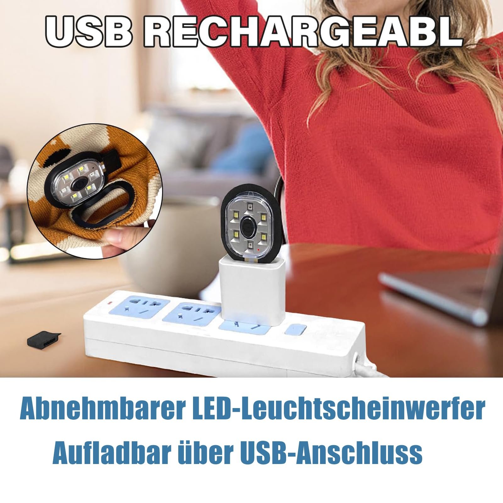 Шапка со LED подсветкой Детская, фото №2