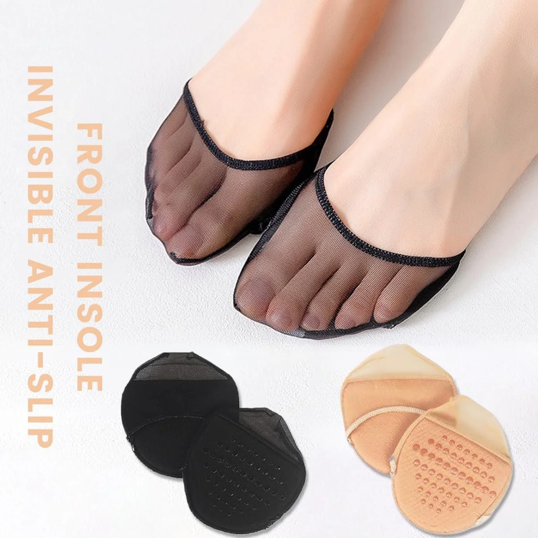 Шкарпетки жіночі на пів стопи (2 пари), фото №2