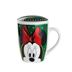 Чайник Egan Winter Magic Minnie Mouse 430 мл, коллекция Winter Magic, фарфоровый чайник, объем 430 мл - Фото 1