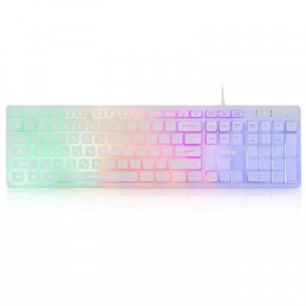 Клавиатура Vinga KB410 White, фото №1