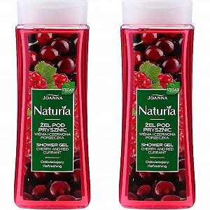 Купити Гель для душу JOANNA Naturia з екстрактом вишні та червоної смородини 300 мл (упаковка з 2 шт.) - Фото 1 Гель для душу JOANNA Naturia з екстрактом вишні та червоної смородини 300 мл (упаковка з 2 шт.) - Фото 1