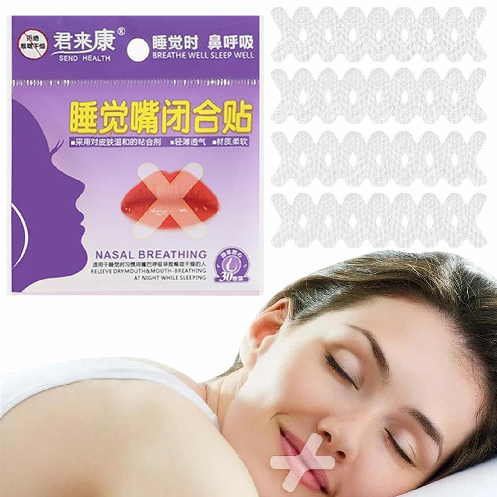Смужка для рота для сну для дихання носом, щоб зменшити хропіння вночі, фото №7