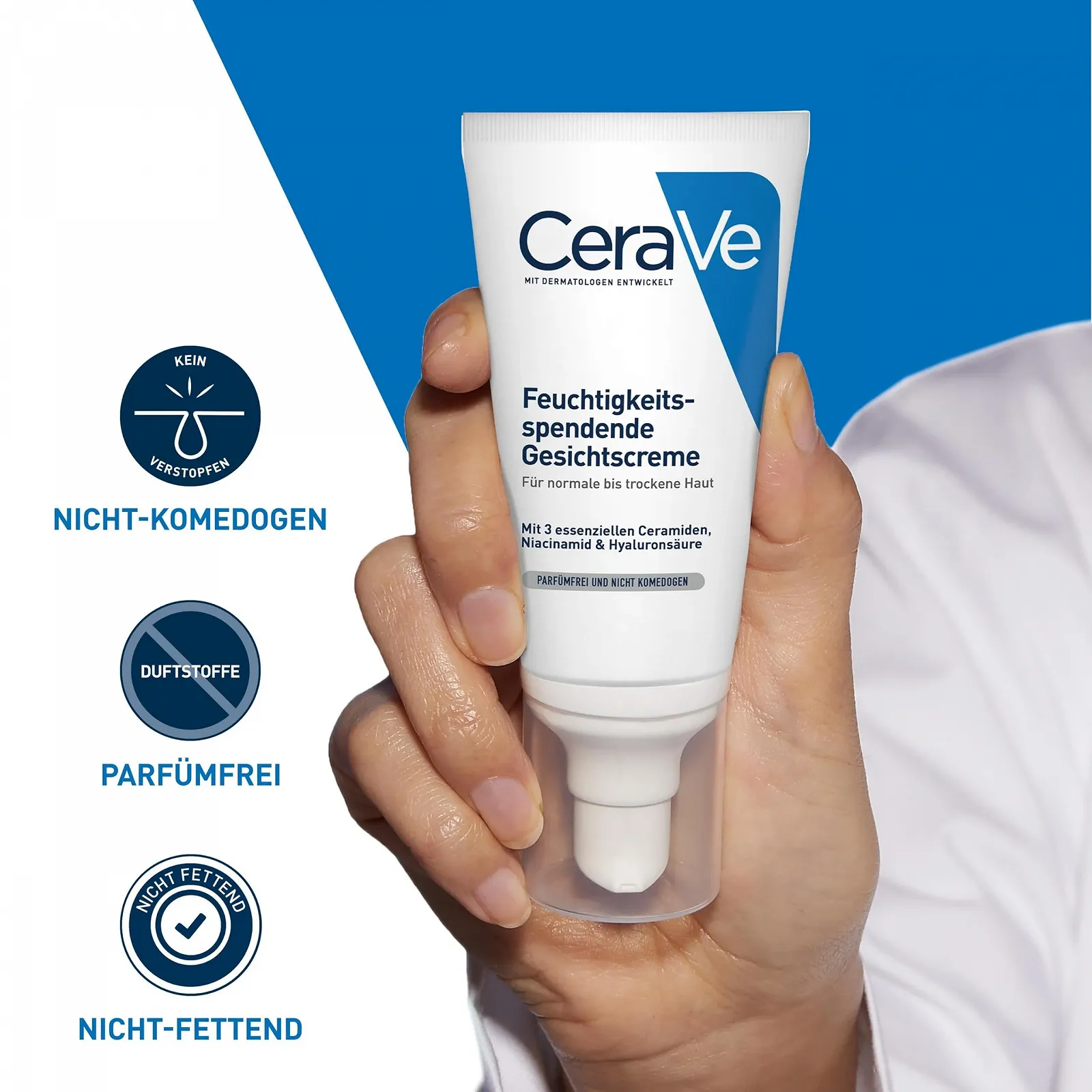 Нічний крем CeraVe Moisturising для нормальної та сухої шкіри, фото №3 Нічний крем CeraVe Moisturising для нормальної та сухої шкіри, фото №3
