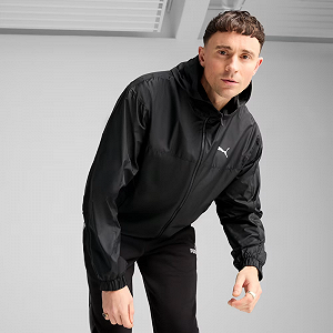 Вітровка ESS Relaxed Windbreaker 68462601 Puma Чорний XL - Фото 1