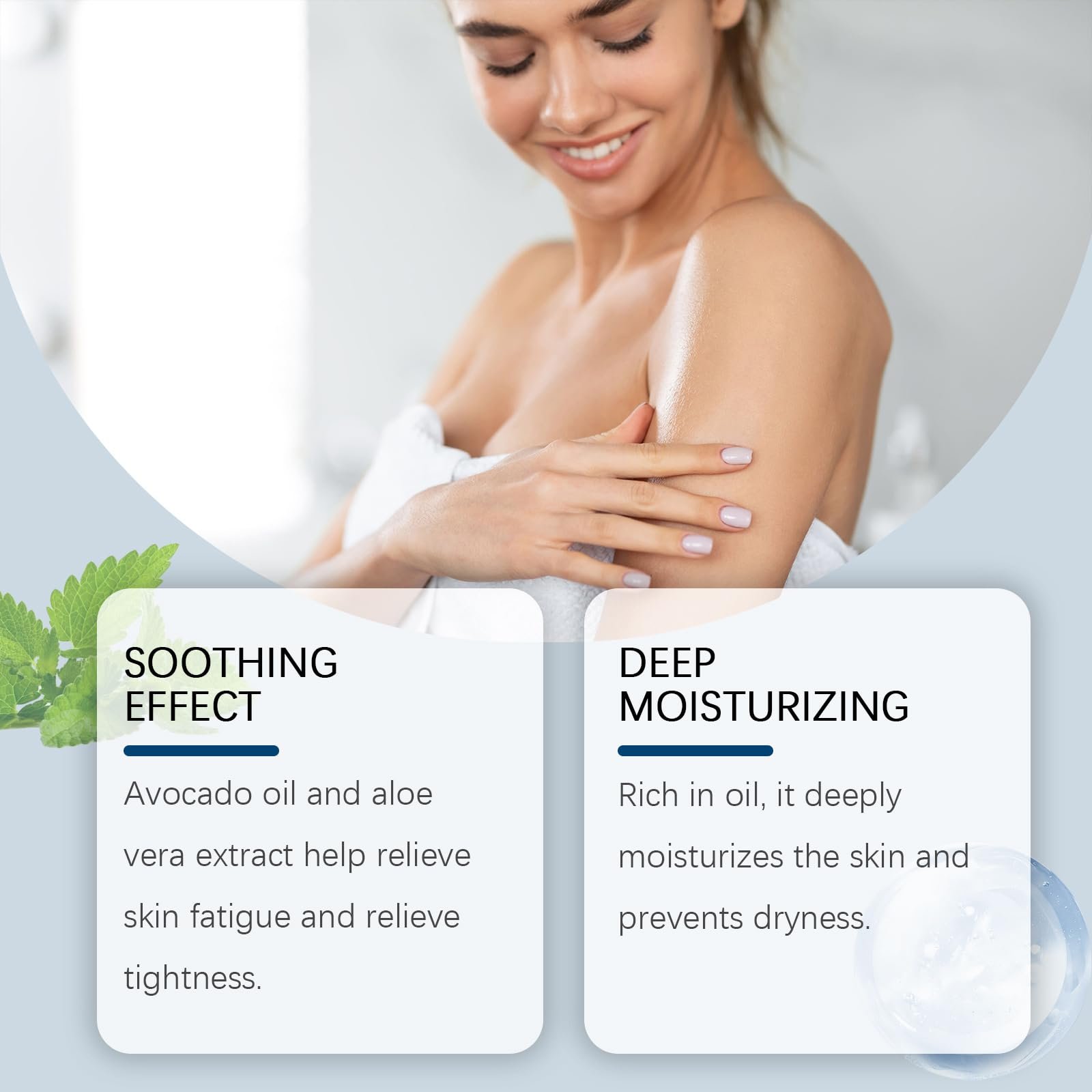 Гель для душу та шампунь 2-в-1 Зволожуючий Очищуючий та живильний Містить піну для ванни, фото №5