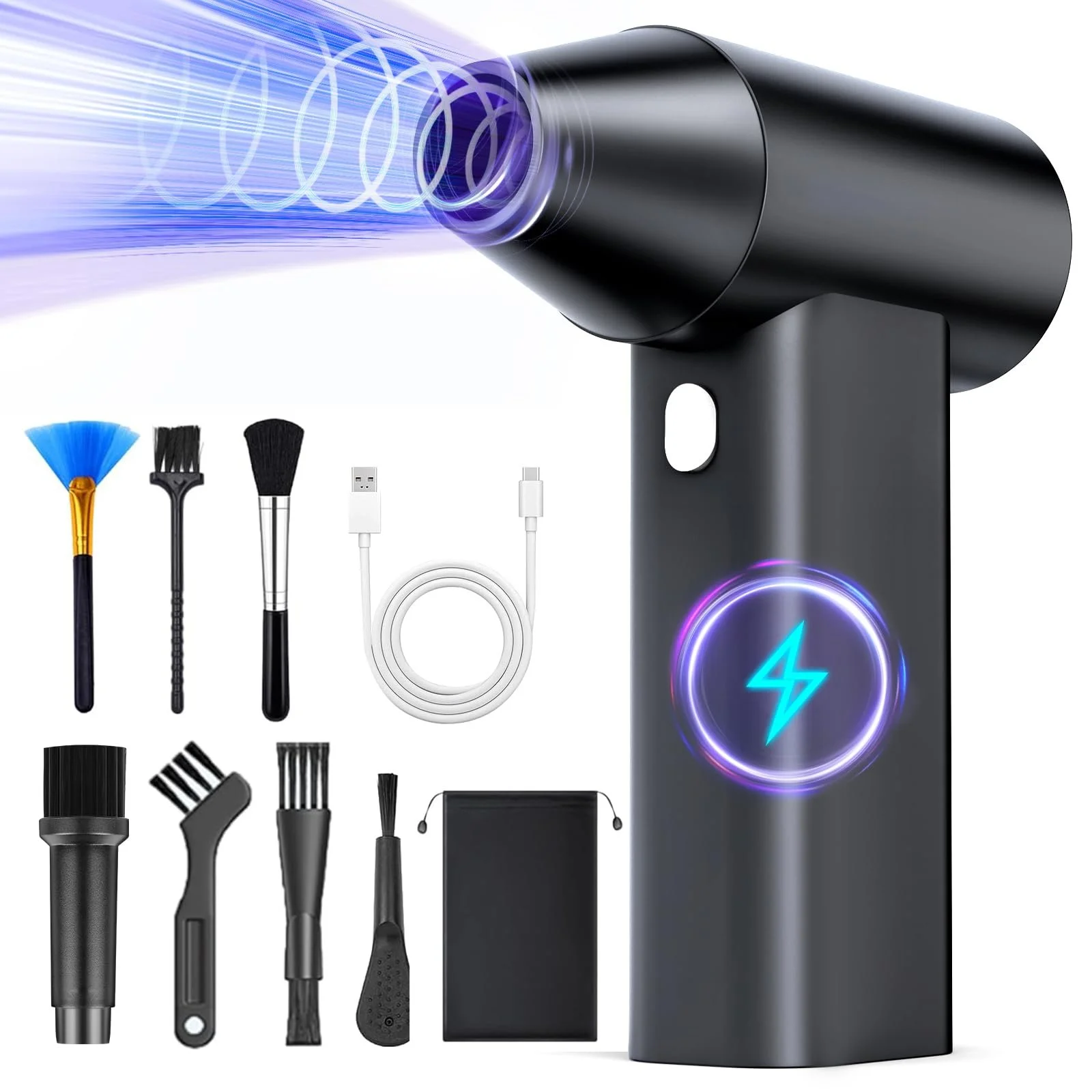 Електричний очищувач повітря 130000 RPM 3 швидкості Adjustable, фото №1