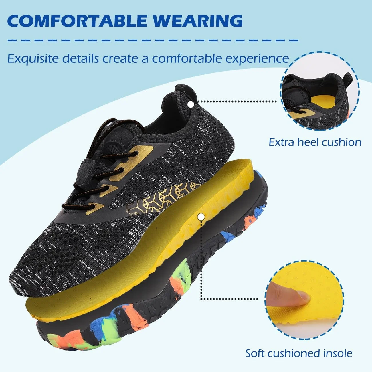 Кроссовки DimaiGlobal Детские Обувь для бега по пересеченной местности для мальчиков Девочек, фото №6 Кроссовки DimaiGlobal Детские Обувь для бега по пересеченной местности для мальчиков Девочек, фото №6