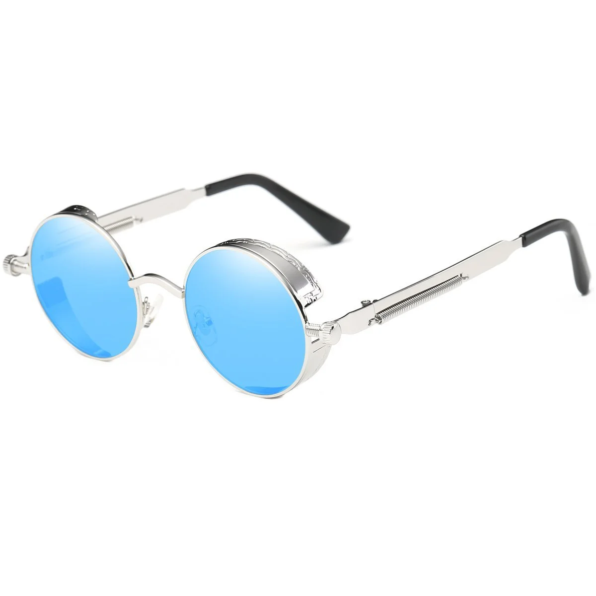 Вінтажні Steampunk Ретро Металеві Сонцезахисні окуляри з Круглою оправою, фото №1 Вінтажні Steampunk Ретро Металеві Сонцезахисні окуляри з Круглою оправою, фото №1